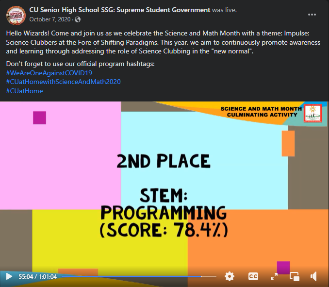 CU Math & Science Representative