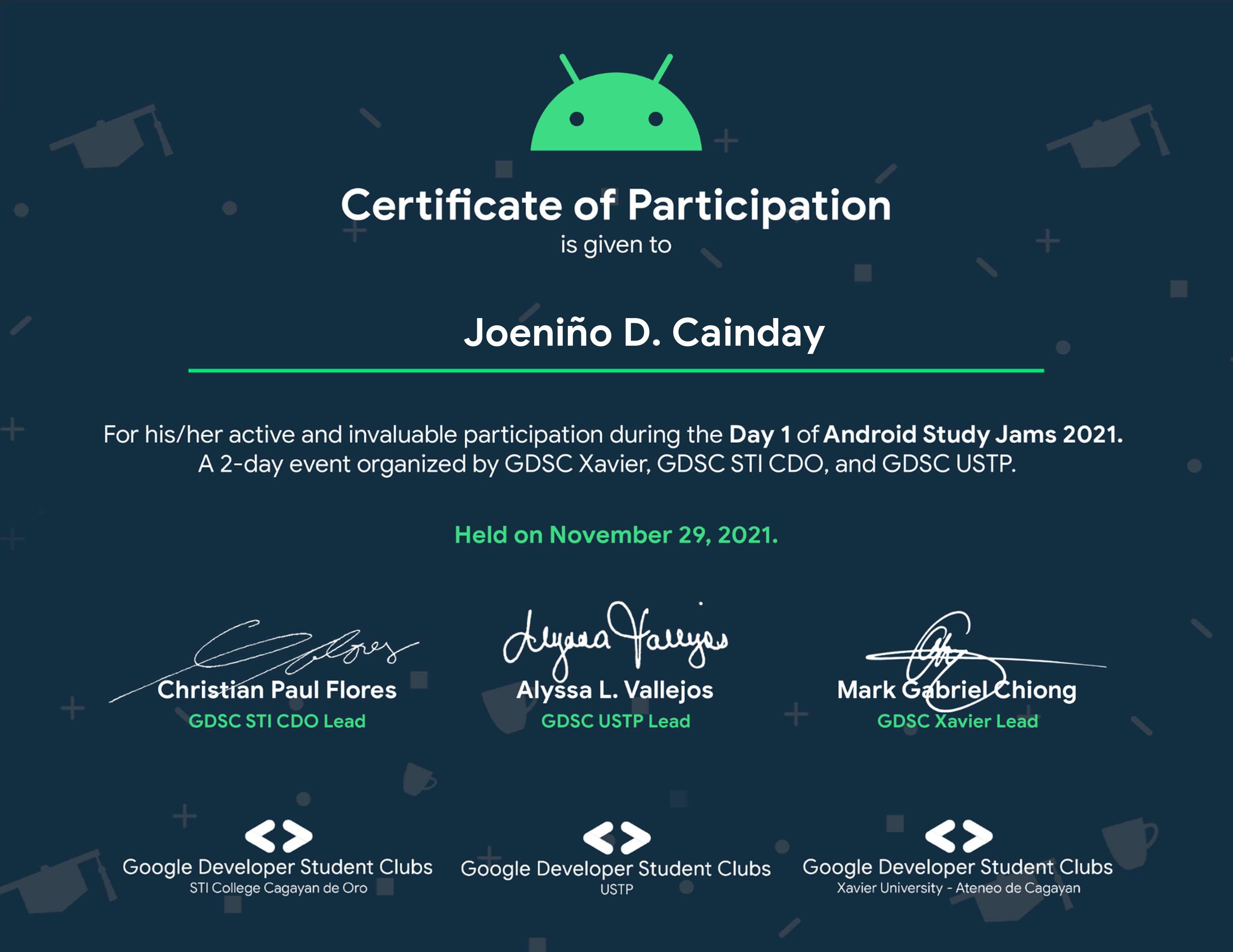 GDSC Android 1