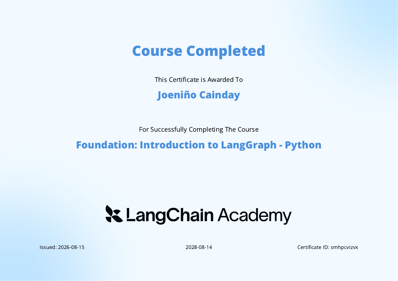 LangGraph Foundation