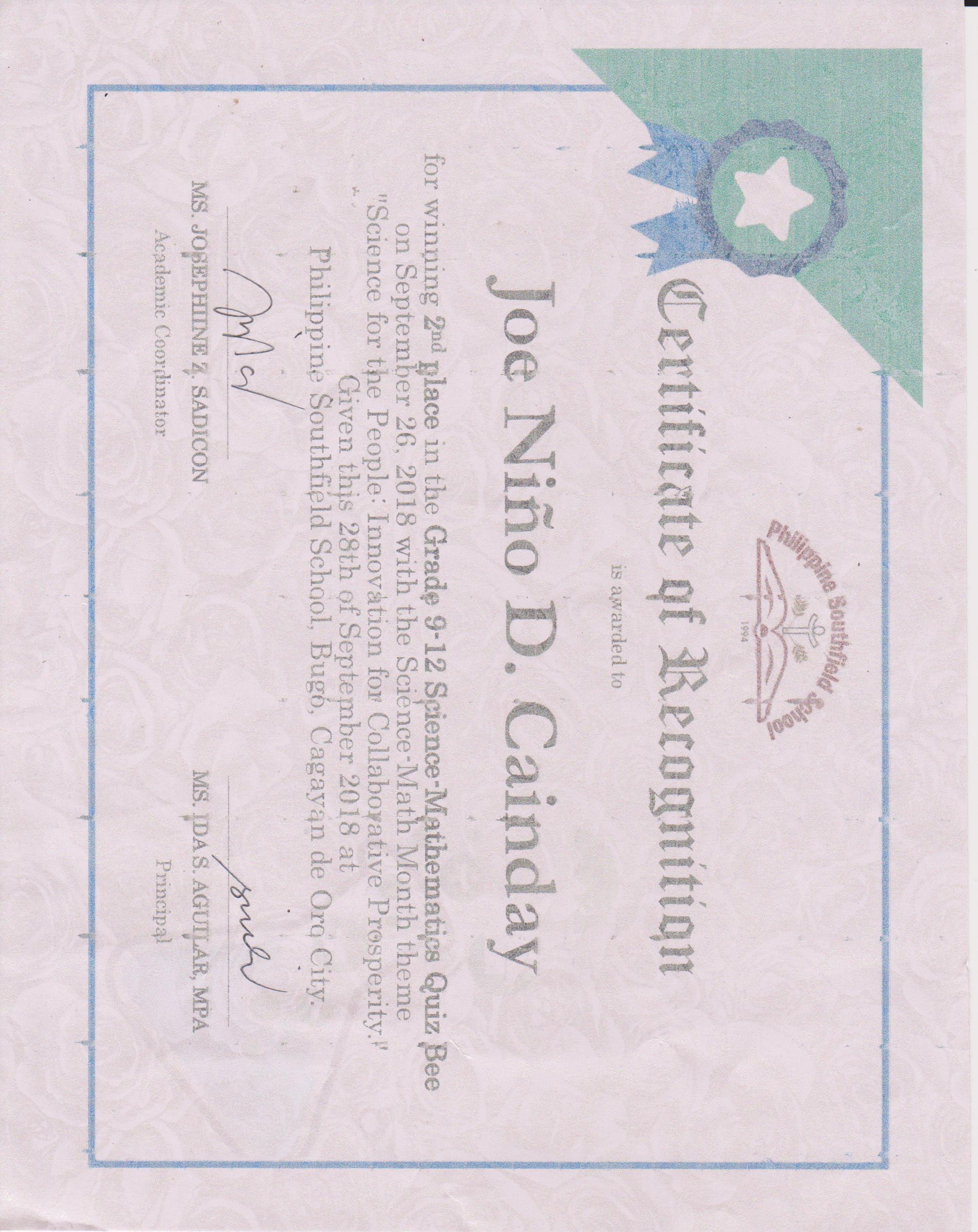 PSS Math & Science